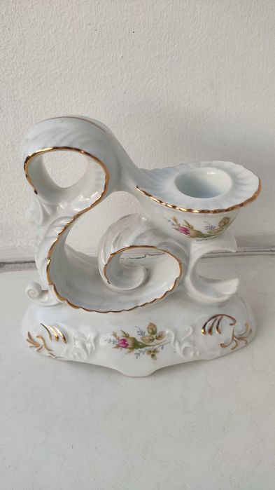 Świecznik porcelanowy - unikat