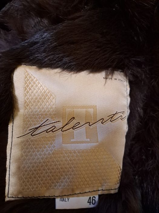 Kożuch naturalny damski TANIO 46