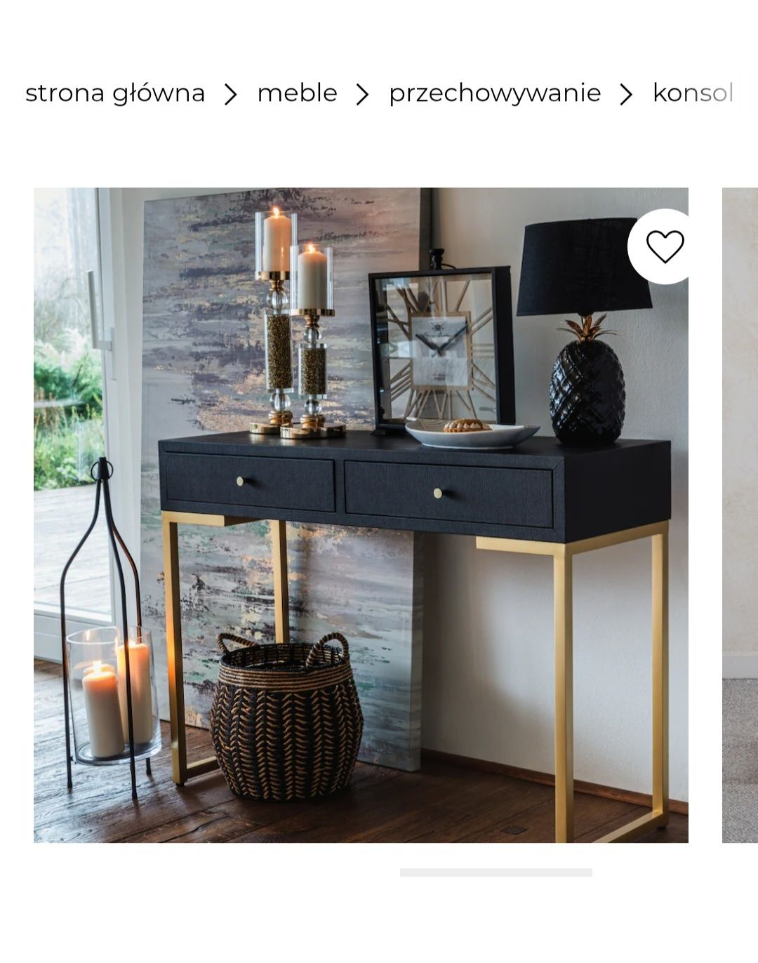 Konsola toaletka Lader Home&you