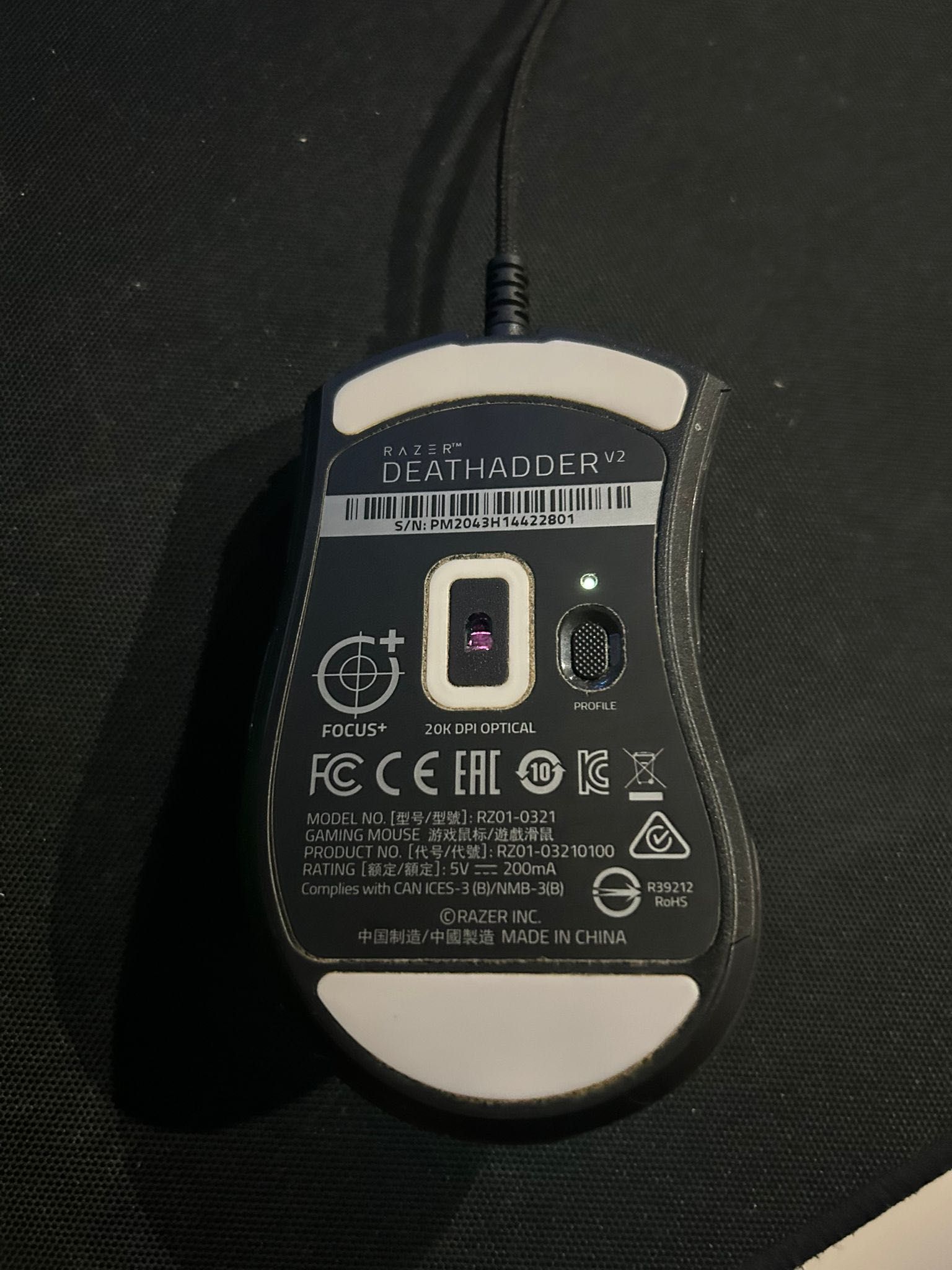 Rato Razer Deathadder V2