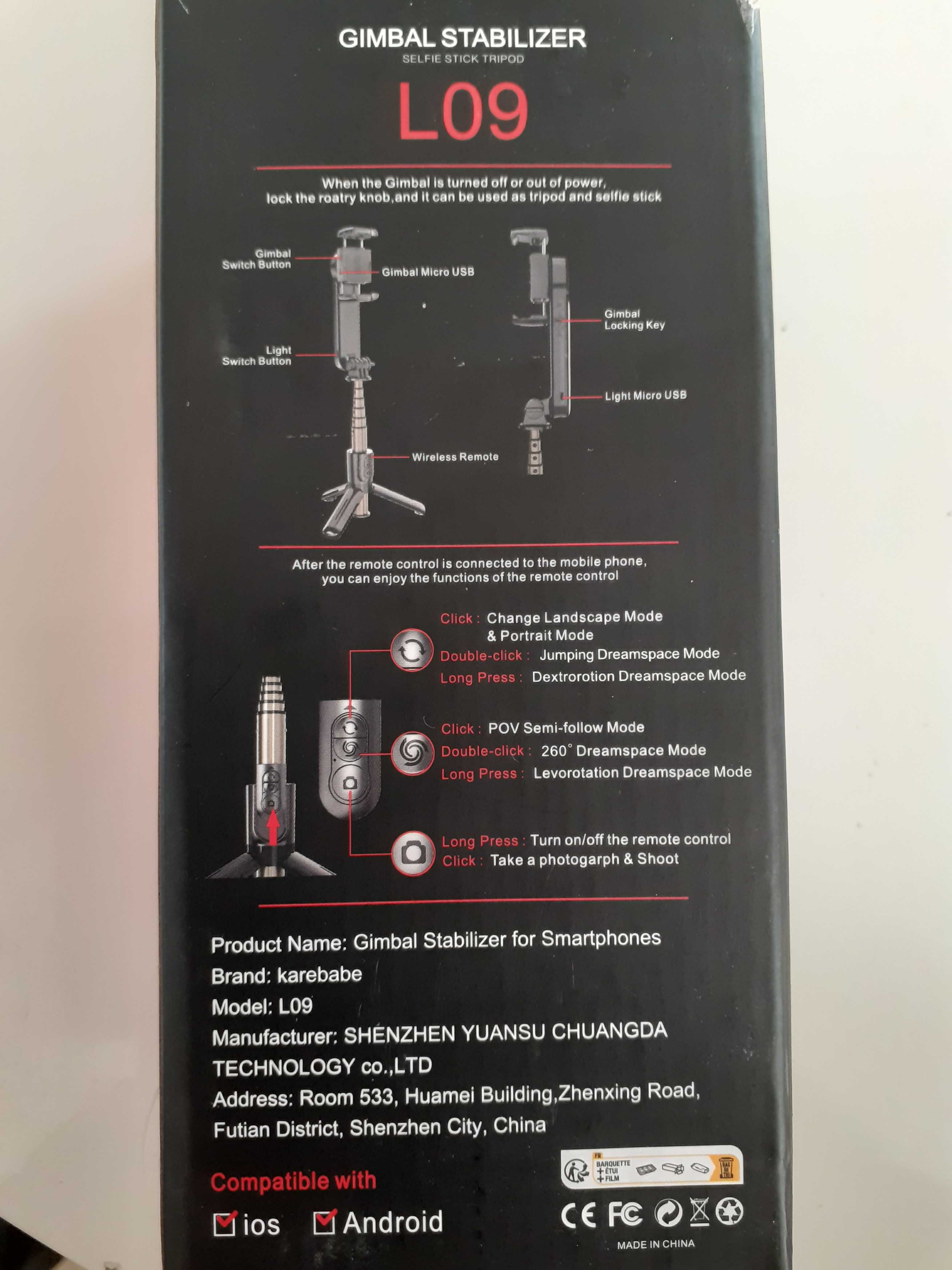 Gimbal stabilizer karebabe L9