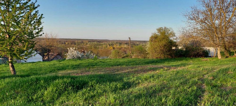 Ділянка з прекрасним видом  в с. Шкарівка під забудову