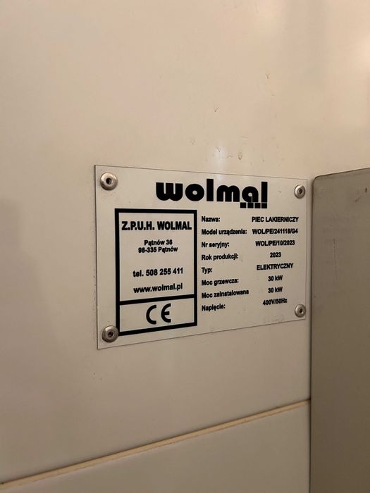 Piec lakierniczy do malowania proszkowego felg
