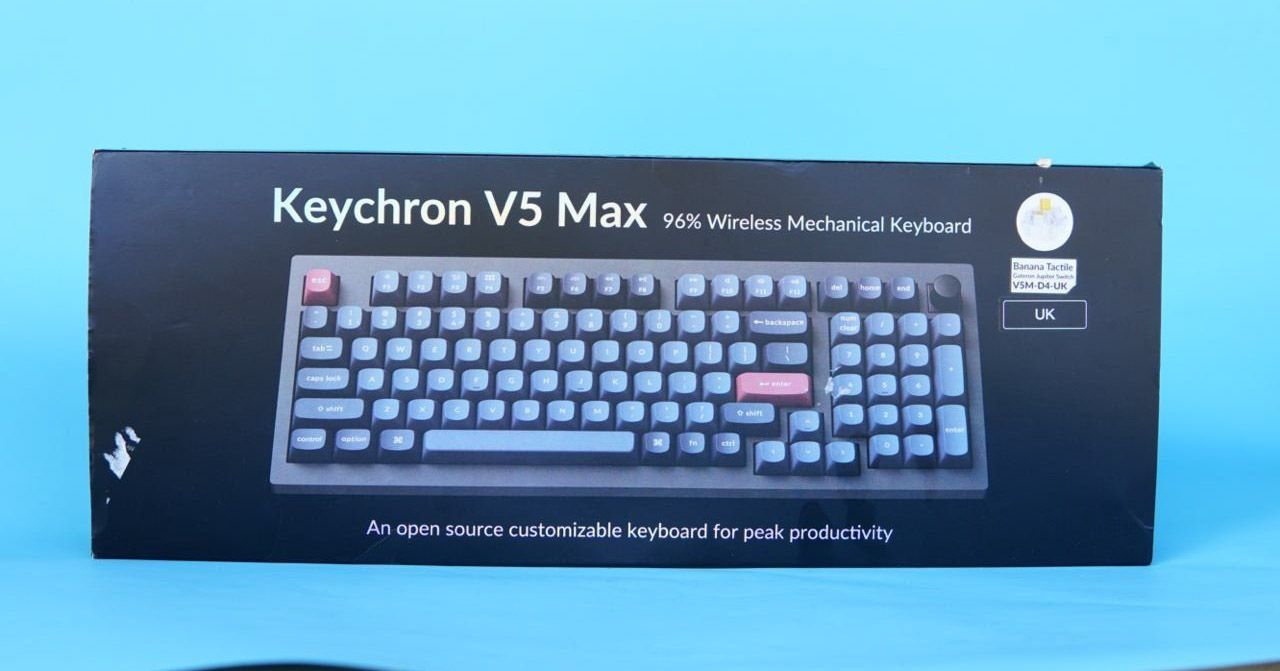 Беспроводная механическая клавиатура Keychron V5 Max QMK/VIA