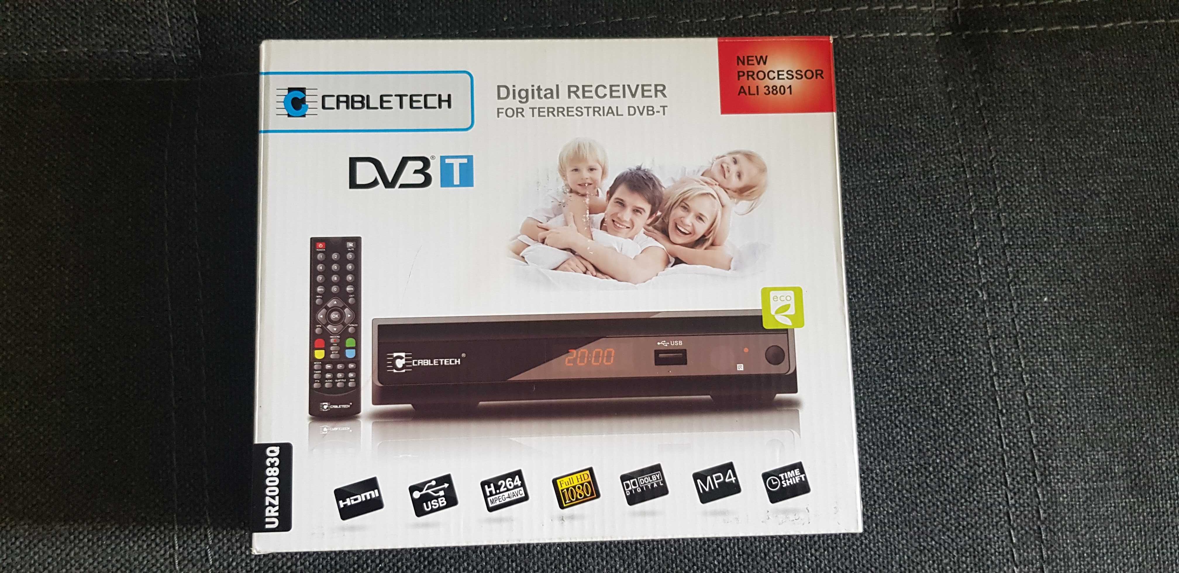 Dekoder Telewizyjny Cabletech z pilotem