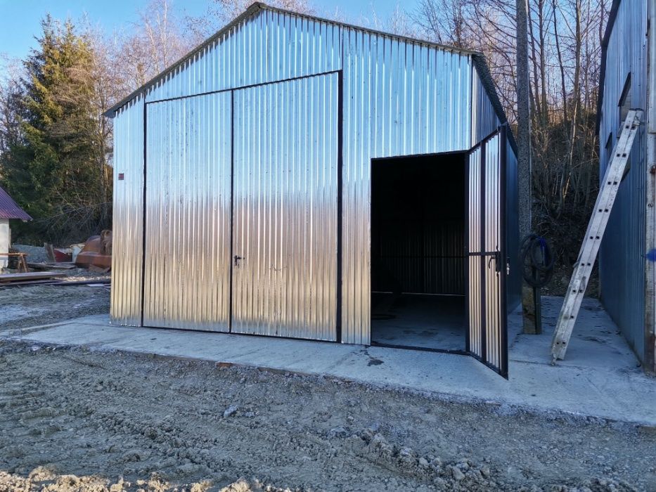 Hala Magazyn, Wiata Garaż blaszany, Blaszak 10x6  różne rozmiary PROMO