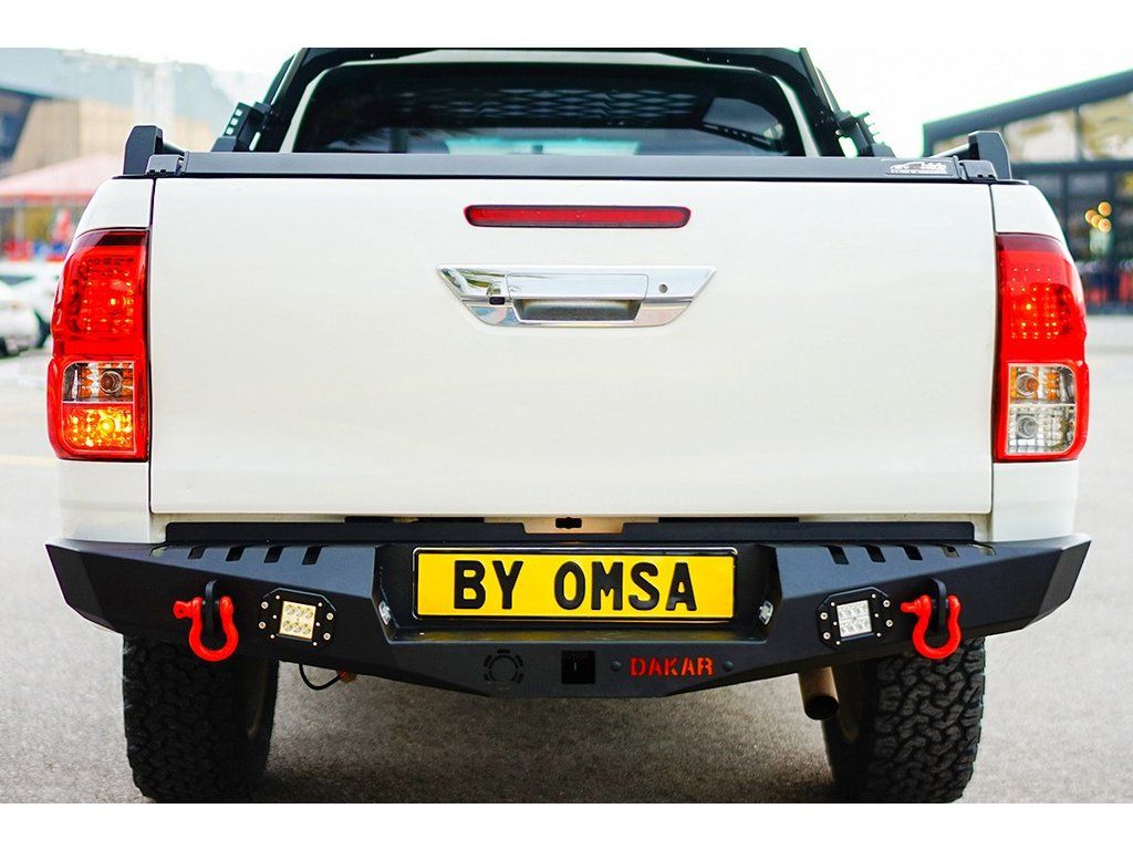 Mitsubishi L200 2006-2015 рр. Посилений задній бампер Dakar V1