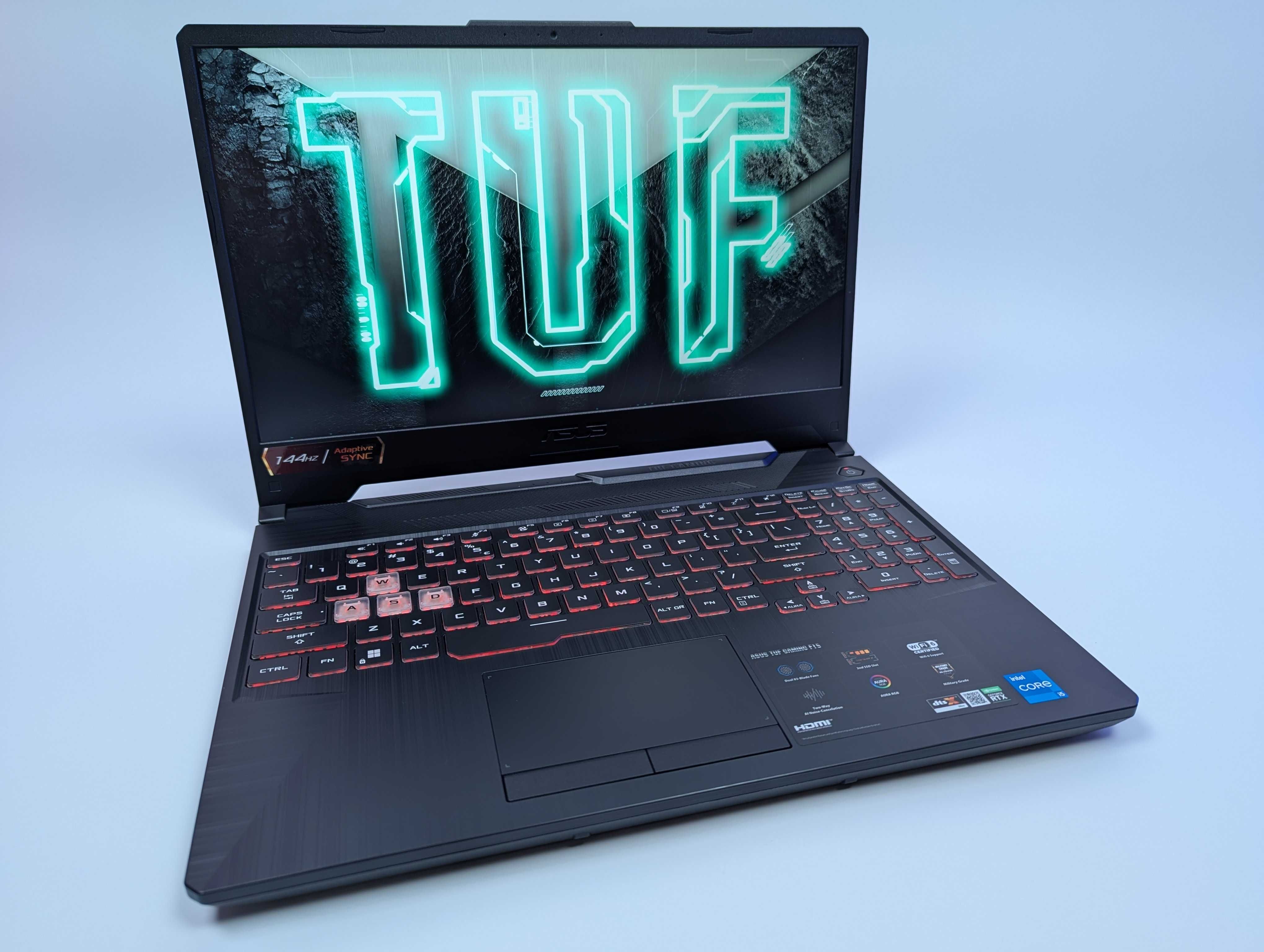 LAPTOP GAMINGOWY Asus TUF F15 NVidia GeForce Intel Core komputer