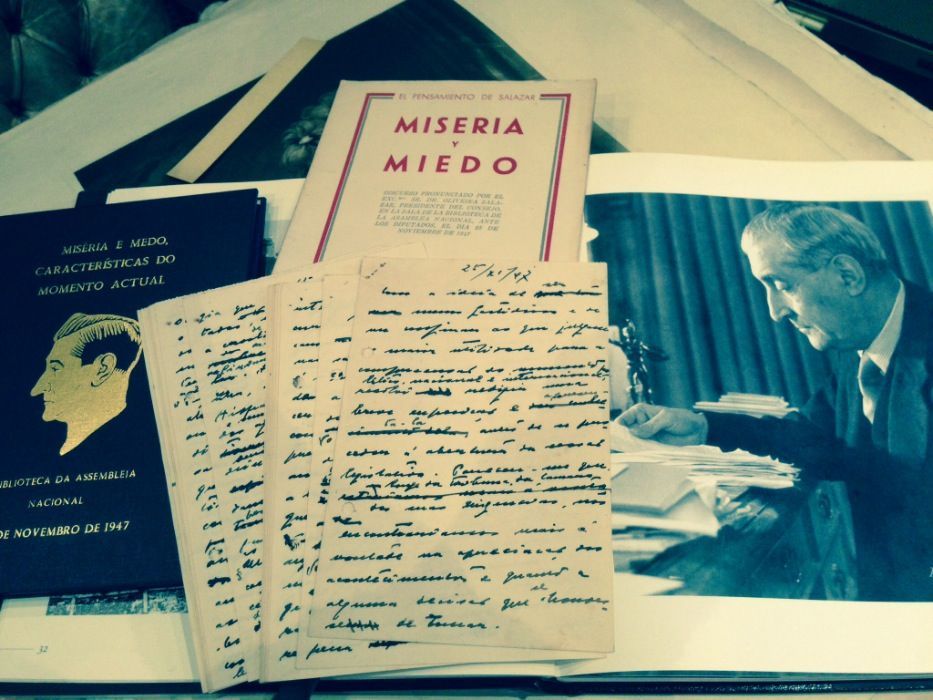 Salazar ,discurso original do Prof.Dr.A.O.Salazar, " Miséria e Medo"