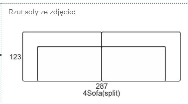 Sofa czteroosobowa, Nowa, WYPRZEDAŻ EKSPOZYCJI -20%