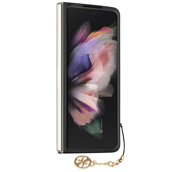 Etui Guess 4G Charms Brązowe dla Samsung Galaxy Z Fold5