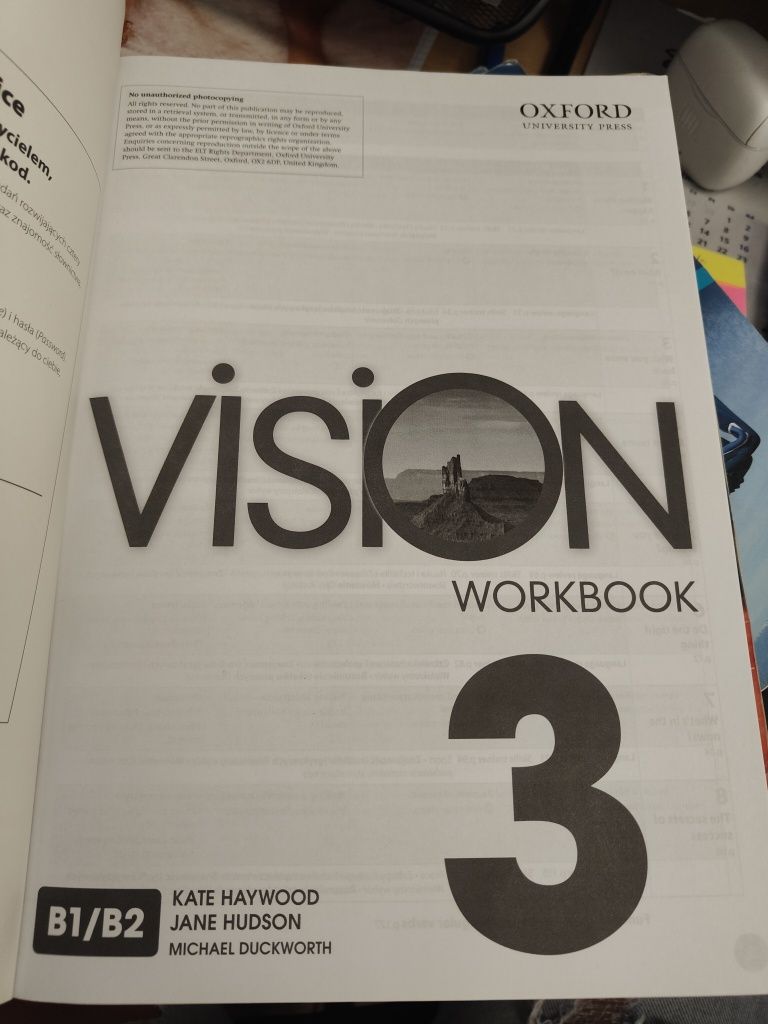 Język angielski Vision 3 Ćwiczenia