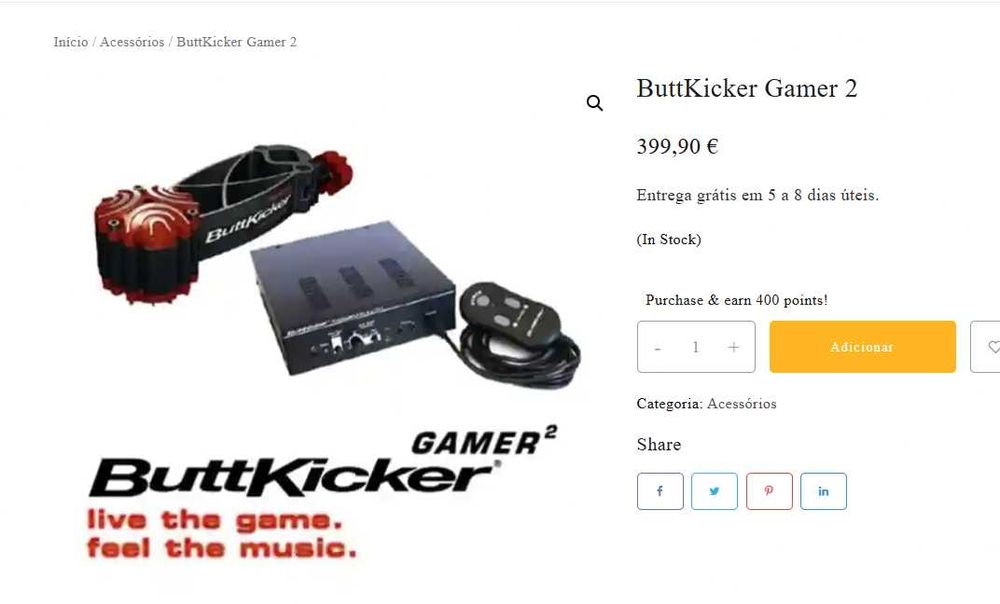 ButtKicker Gamer 2