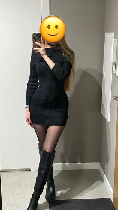 Sukienka mini zimowa