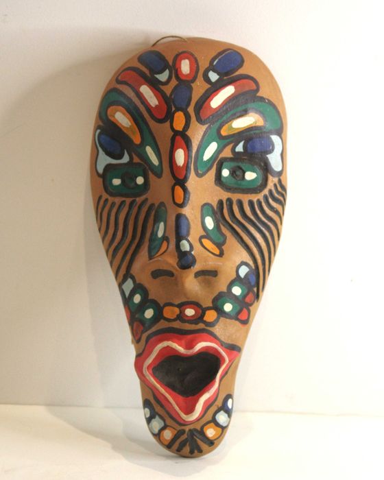 Máscara Cerâmica Cubana - Assinada