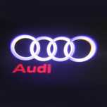 Luz cortesia portas Audi ou S-Line -Projecção logótipo no chão