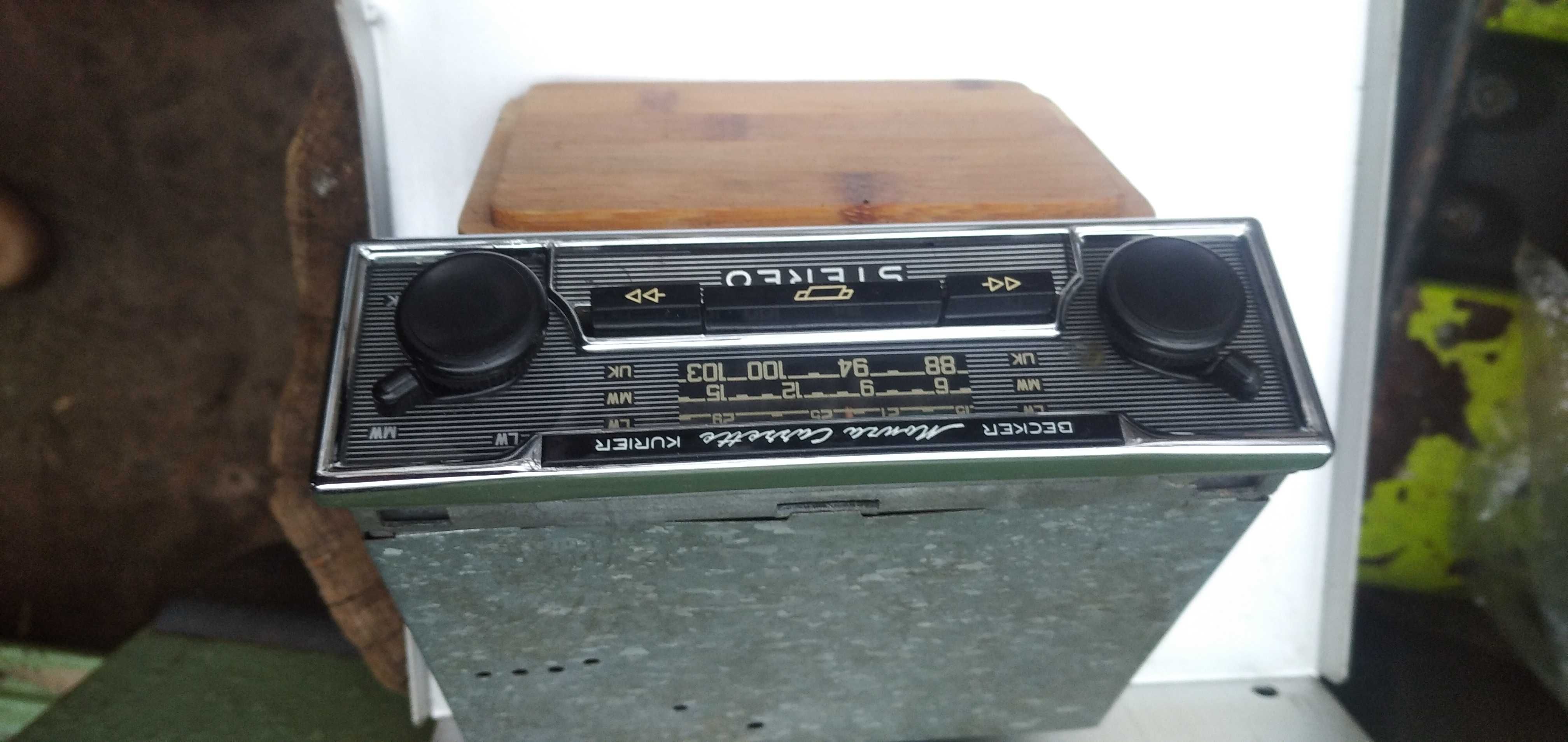 Becker Monza Cassette Kurier Zabytkowe Stare Radio