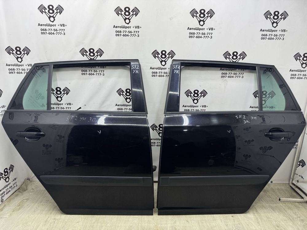 Дверка задня Skoda Fabia 2 шкода фабія 2 двері задні 9910