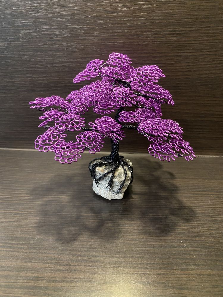 Drzewko bonsai, drzewko z drutu, bonsai z drutu