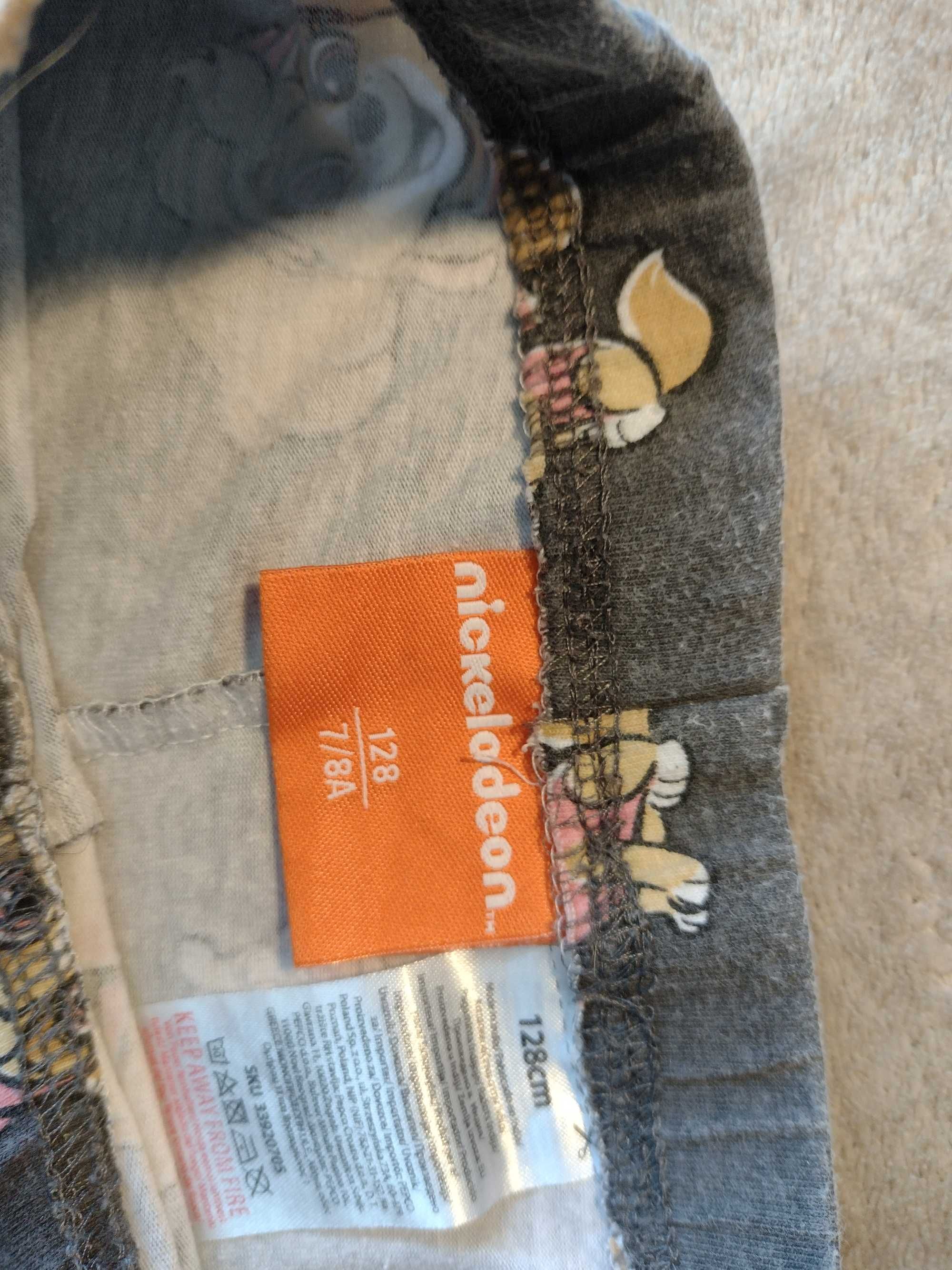Getry legginsy dziewczęce szare. Rozmiar 128. Psi patrol. nickelodeon