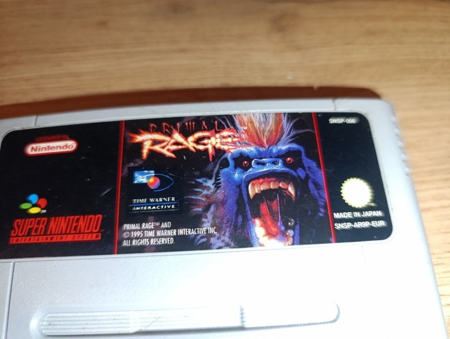 Primal Rage Super Nintendo SNES testowana język angielski w grze