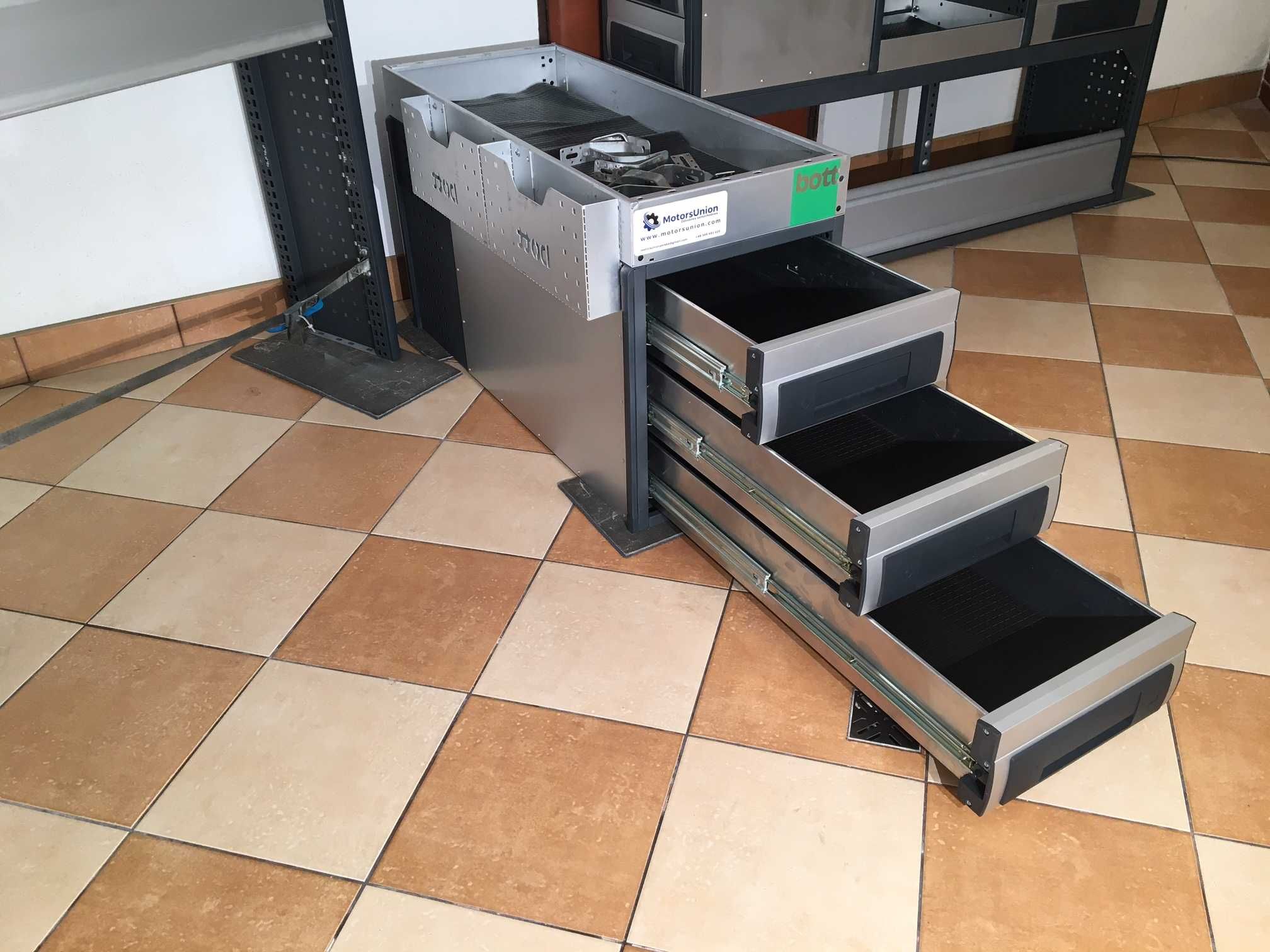 BOTT Zabudowa Szafka Warsztatowa Regał Transit Crafter Master Sortimo