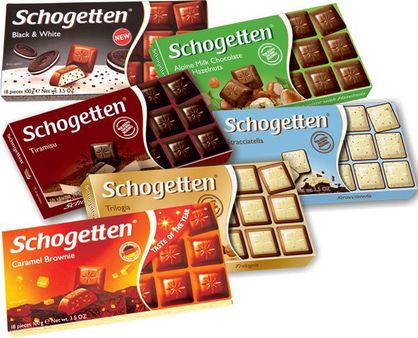 Шоколад Schogetten Шогетен Германия 16 видов ОПТ