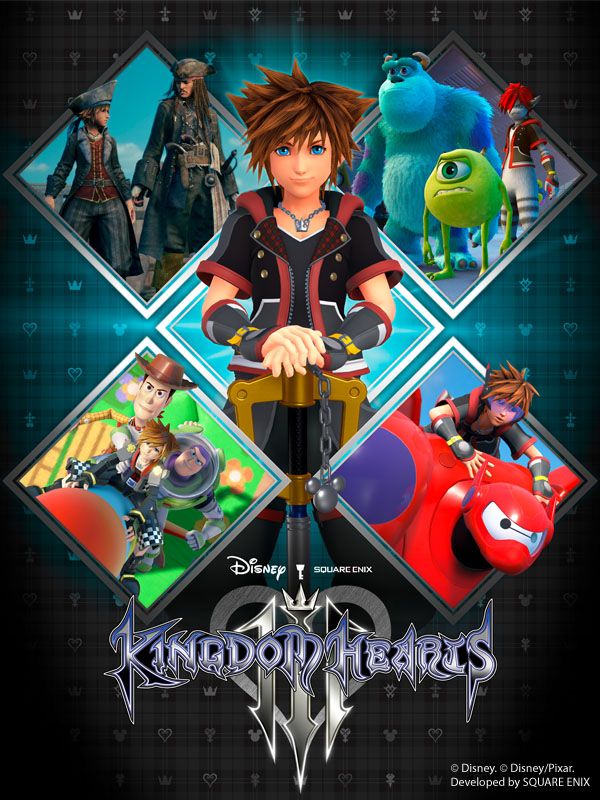 PS4 Kingdom Hearts III 3 Okładka Włoska