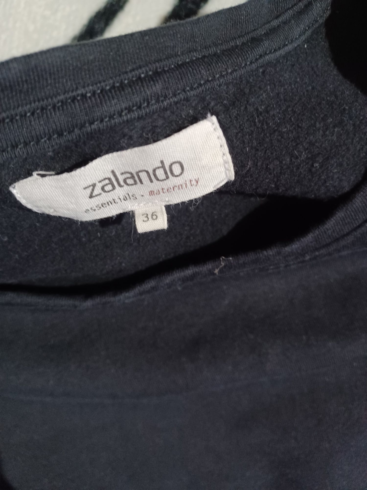 Czarna ciążoweczka Zalando rozmiar S