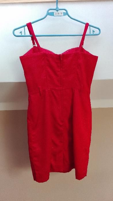 Czerwona mini h&m rozmiar xs