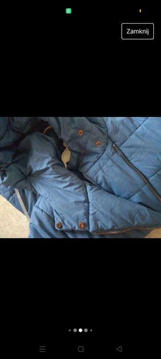 kurtka  5.10.15 164 zimowa ciepła puchowa