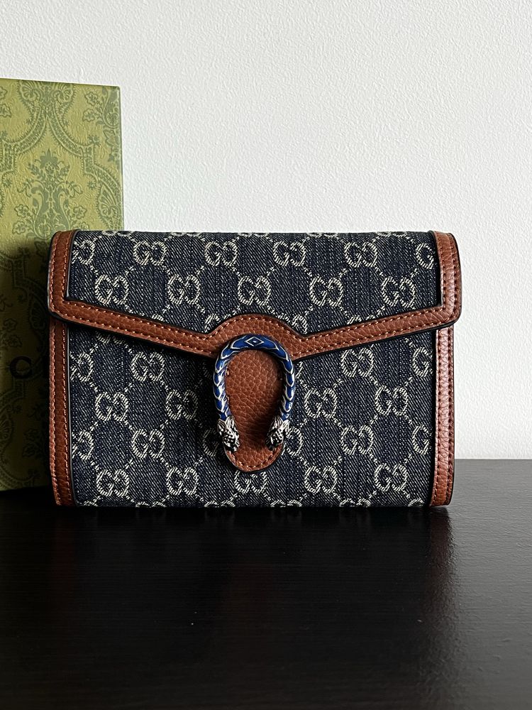 Gucci GG Dionysus Torebka portfel pudelko zestaw