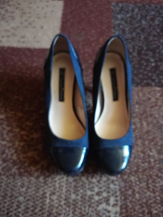 Buty na szpilce 35 granatowe Jenny Fairy 7cm