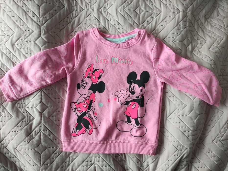 Bluza nierozpinana Myszka Miki rozmiar 74