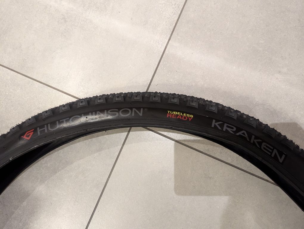 opona jak NOWA- (przejechane 10 km) Zwijana, HUTCHINSON Kraken 29x2.3