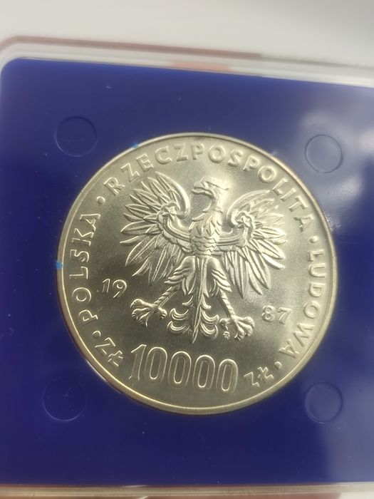 Jan Paweł II 10000 zł 1987