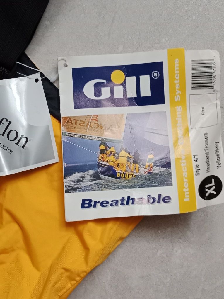 Gill spodnie żeglarskie sztormiaki roz XL nowe