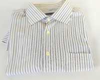 Męska koszula BASIC LINE casual wear SLIMFIT Rozm.XXL/45/46 Bawełna