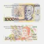 Brazylia 1000 CRUZADOS, 100 cruzeiros