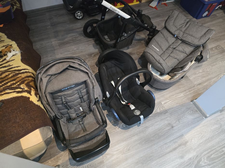 Wózek 3w1 Baby Design Husky + fotelik samochodowy