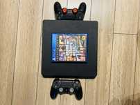 Konsola PS4, pady, gra GTA