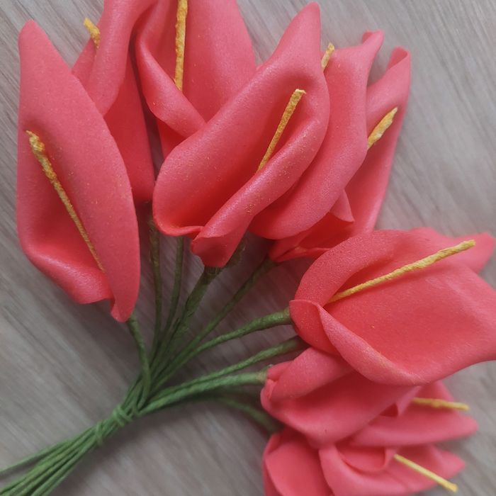 Kwiaty kalia do Dekoracji wys 16cm nowe