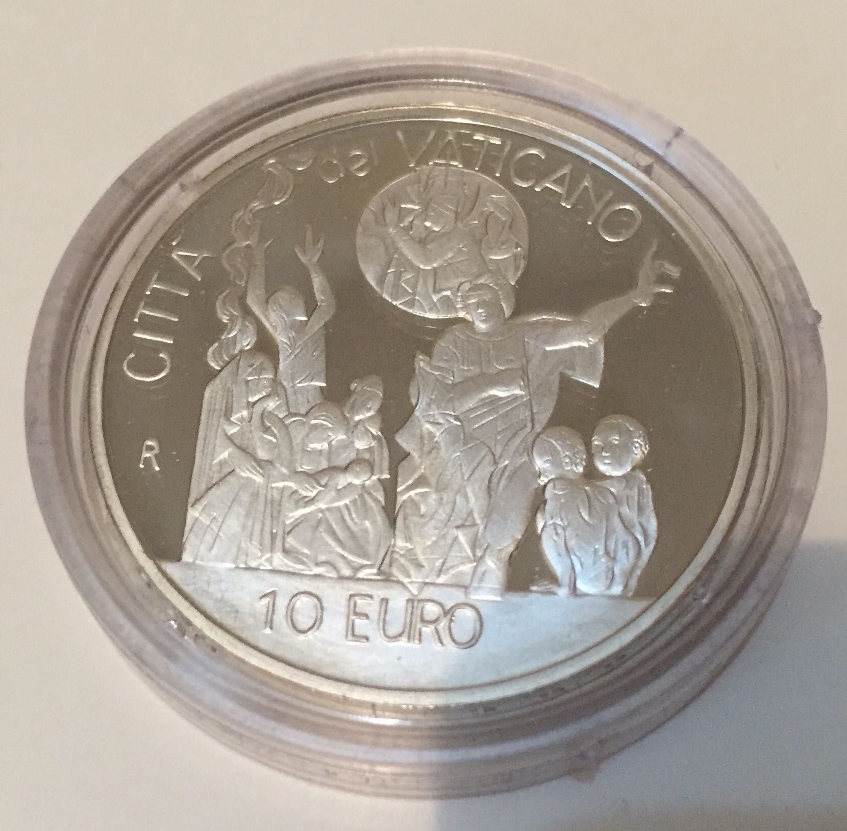 Vaticano 10 Euro 2002 - Prata