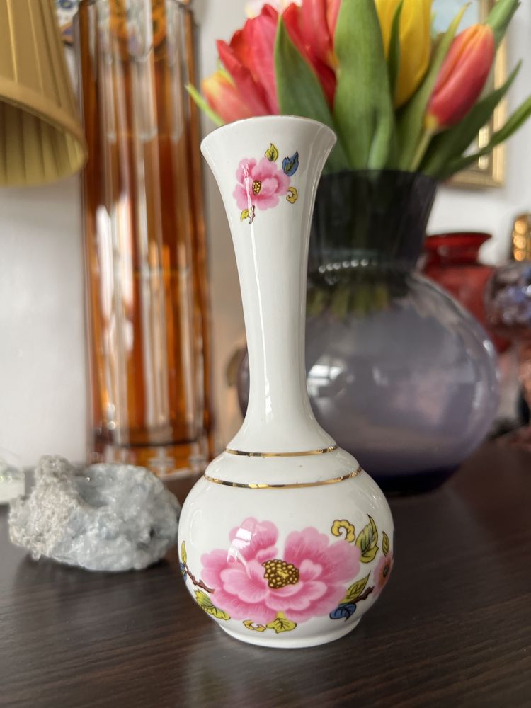 Wazonik porcelanowy w kwiaty Camelot England
