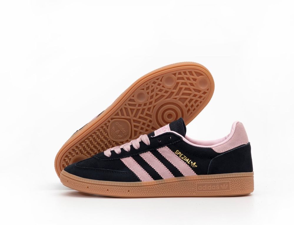 Кросівки Adidas Spezial HadBall Black/Pink(Чорно-Рожеві),адідас,спежал
