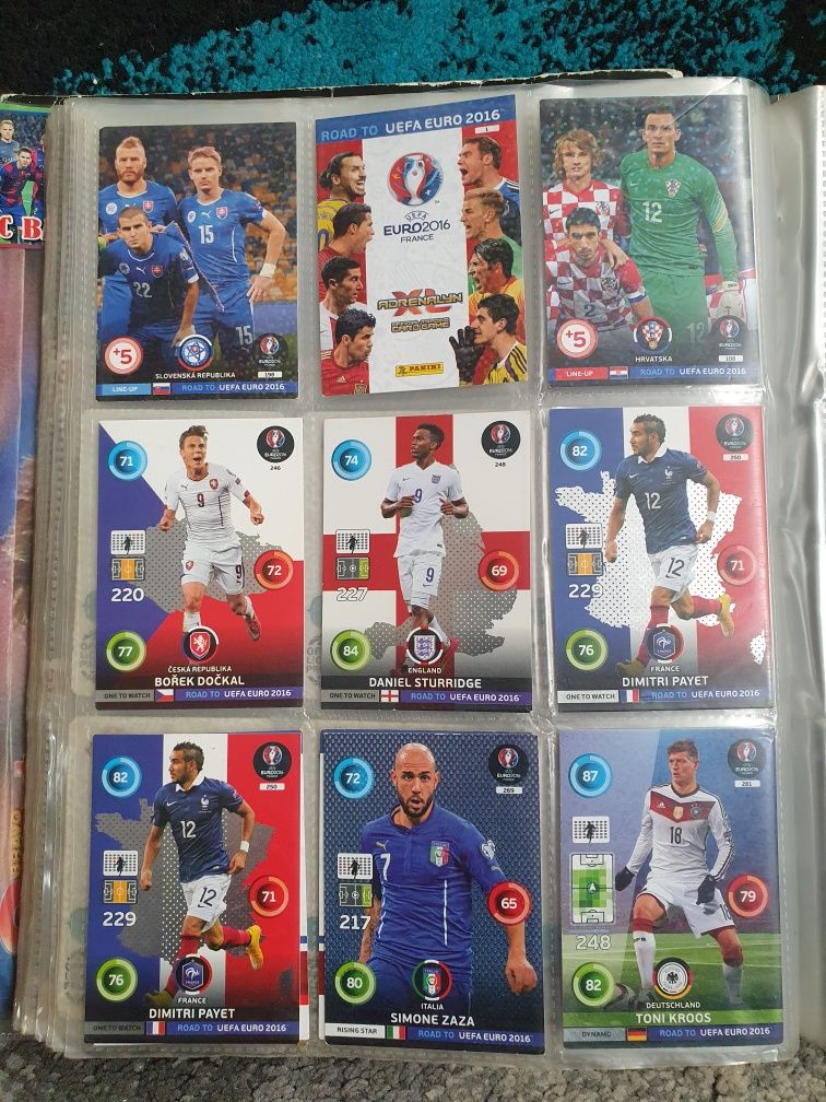 Karty panini uefa euro 2016