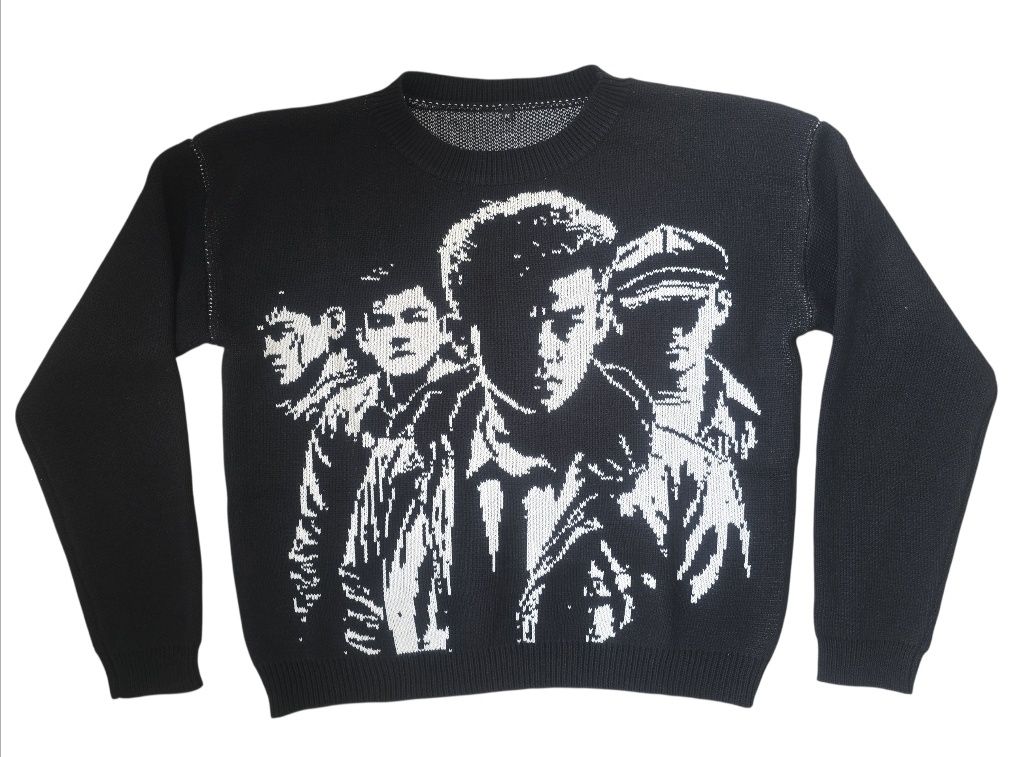 The Smiths Rock bluza sweter czarny r S luźny nowy