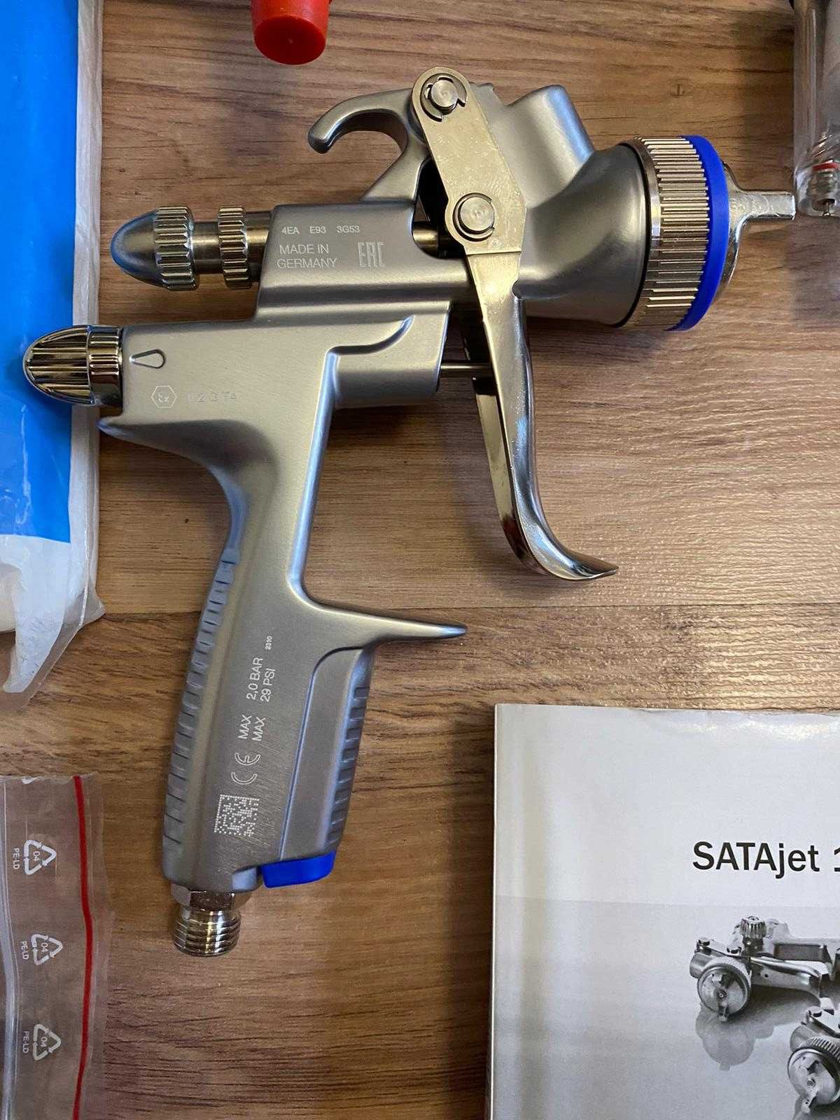 ZESTAW NOWY Pistolet lakierniczy SATA jet 1000