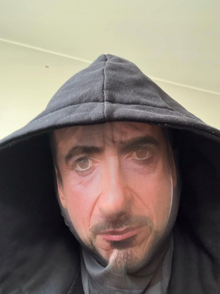 Śmieszna maska Tony Stark Iron Man prezent