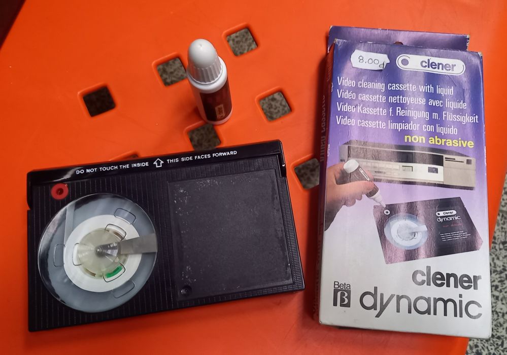 Cassete limpeza de video Beta